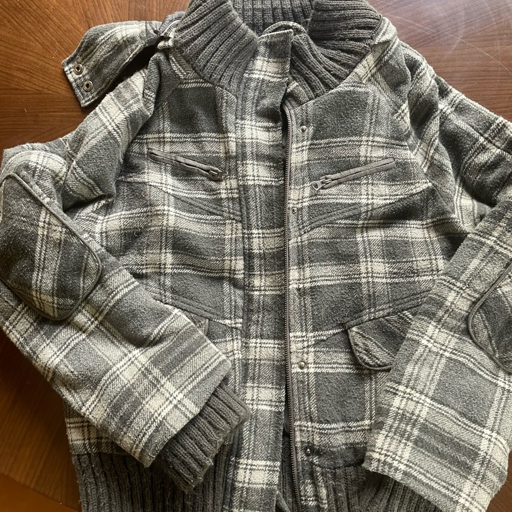 Womens plaid coat